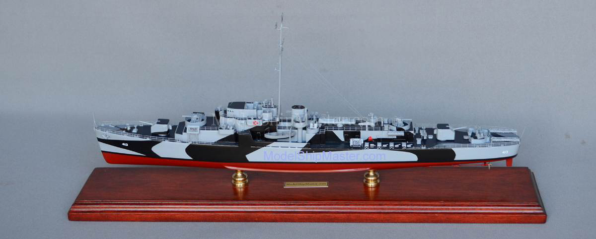 A Fine Model Of The USS Samuel B. Roberts Destroyer Escort